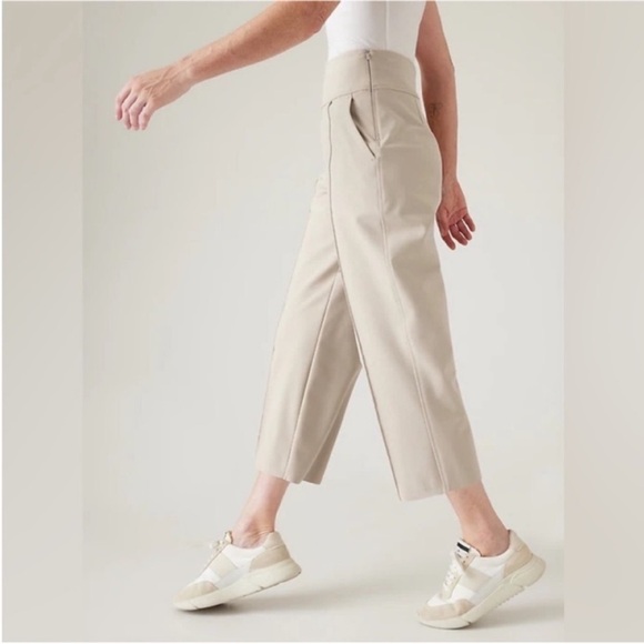 Athleta Pants - NWT Athleta Stellar Wide Crop. Size 16 tall